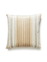 Scalamandre Timberlake Velvet 22 X 22 - Travertine Decorative Pillow