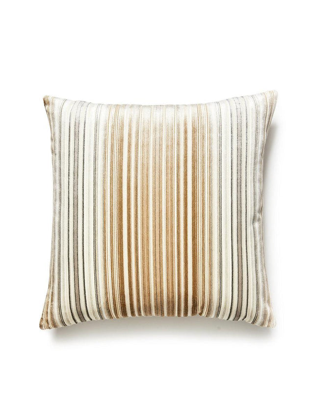 Scalamandre Timberlake Velvet 22 X 22 - Travertine Decorative Pillow