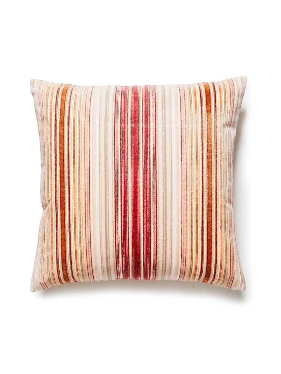 Scalamandre Timberlake Velvet 22 X 22 - Rose Apricot Decorative Pillow