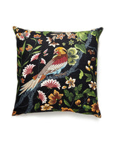Scalamandre Botany Bay 24 X 24 - Black Ruby Decorative Pillow