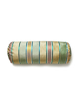 Scalamandre Charlotte Stripe 21 X 7 - Moss Decorative Pillow