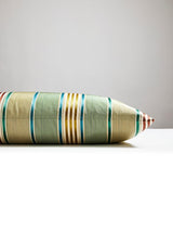 Scalamandre Charlotte Stripe 14 X 22 - Moss Decorative Pillow