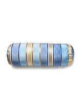 Scalamandre Charlotte Stripe 21 X 7 - Marine Decorative Pillow