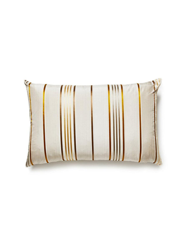 Scalamandre Charlotte Stripe 14 X 22 - Patina Decorative Pillow