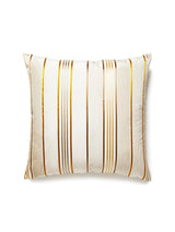 Scalamandre Charlotte Stripe 22 X 22 - Patina Decorative Pillow