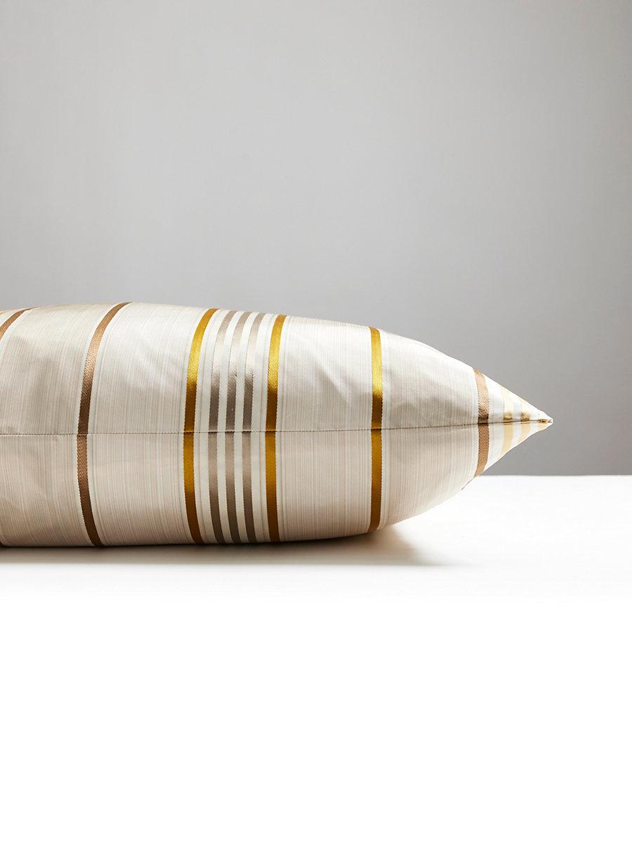 Scalamandre Charlotte Stripe 22 X 22 - Patina Decorative Pillow