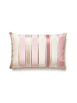 Scalamandre Charlotte Stripe 14 X 22 - Blush Decorative Pillow