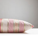 Scalamandre Charlotte Stripe 22 X 22 - Blush Decorative Pillow