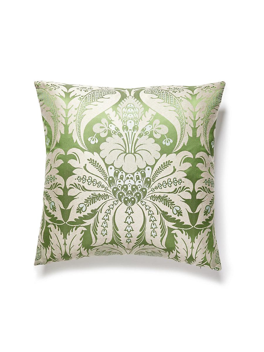 Scalamandre Estate Damask 22 X 22 - Palm Decorative Pillow