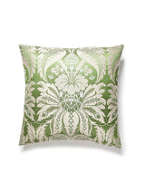 Scalamandre Estate Damask 22 X 22 - Palm Decorative Pillow