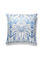 Scalamandre Estate Damask 22 X 22 - Blue Jay Decorative Pillow