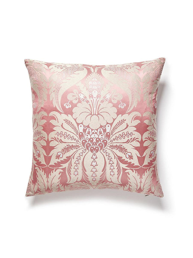 Scalamandre Estate Damask 22 X 22 - Petal Decorative Pillow