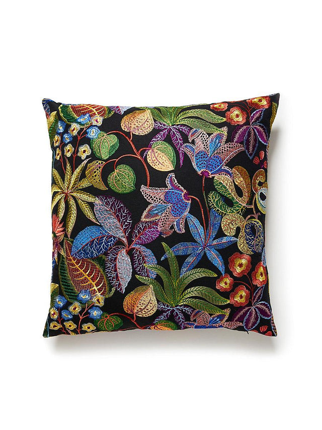 Scalamandre Greenhouse 22 X 22 - Night Shade Decorative Pillow