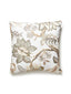 Scalamandre Hillside Crewel 22 X 22 - Ivory Decorative Pillow