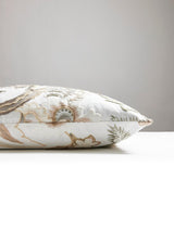 Scalamandre Hillside Crewel 22 X 22 - Ivory Decorative Pillow