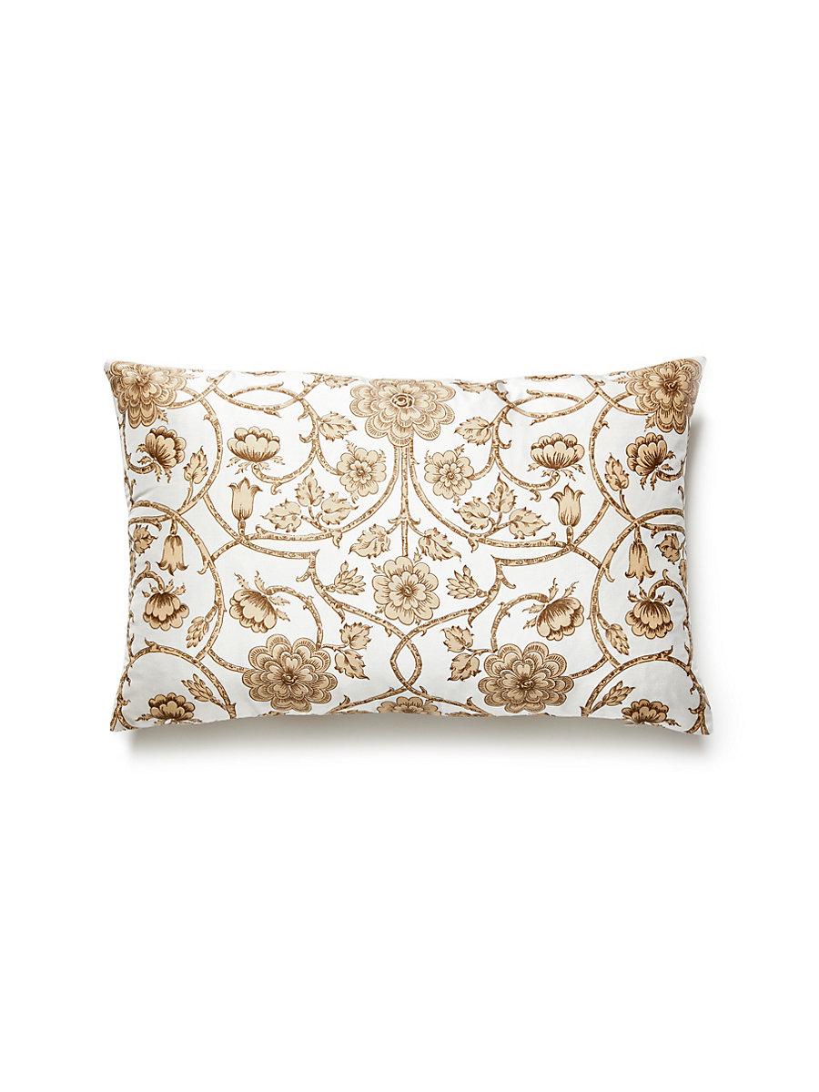 Scalamandre Ornamental Gate 14 X 22 - Travertine Decorative Pillow