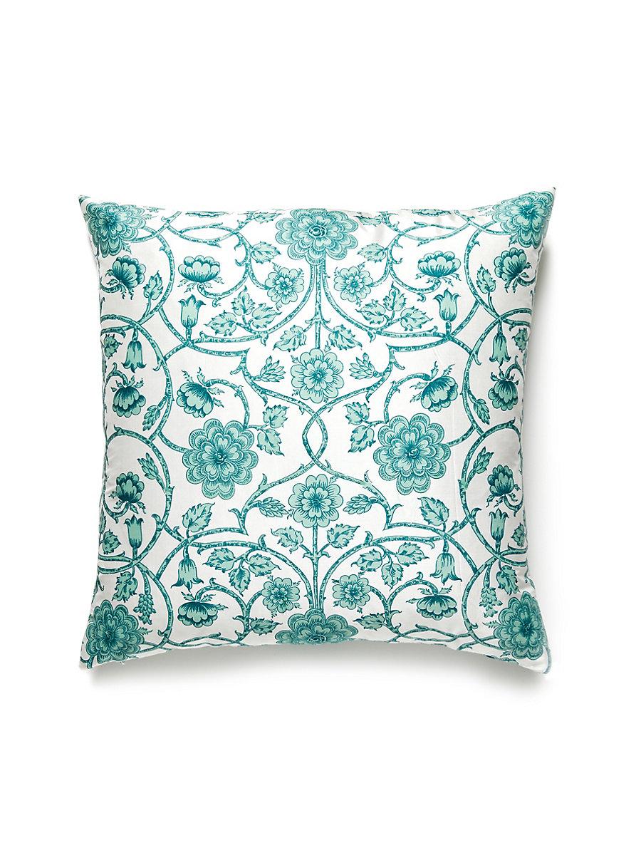 Scalamandre Ornamental Gate 22 X 22 - Celadon Decorative Pillow