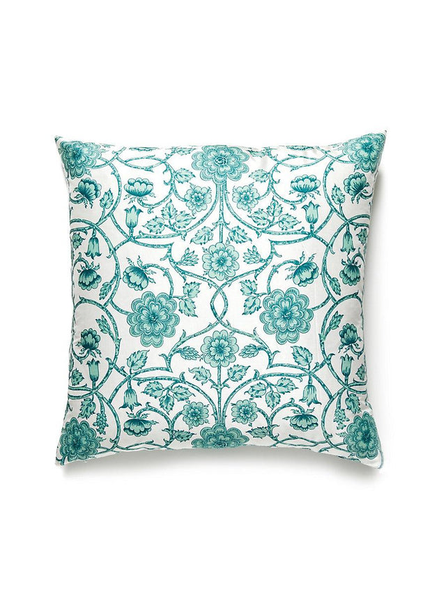 Scalamandre Ornamental Gate 22 X 22 - Celadon Decorative Pillow