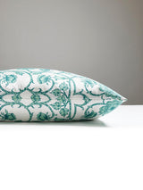 Scalamandre Ornamental Gate 22 X 22 - Celadon Decorative Pillow