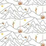 Elana Gabrielle DESERT AFTERNOON PAPAYA Wallpaper