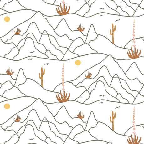 Elana Gabrielle DESERT AFTERNOON PAPAYA Wallpaper