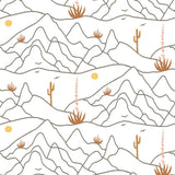 Elana Gabrielle DESERT AFTERNOON PAPAYA Wallpaper
