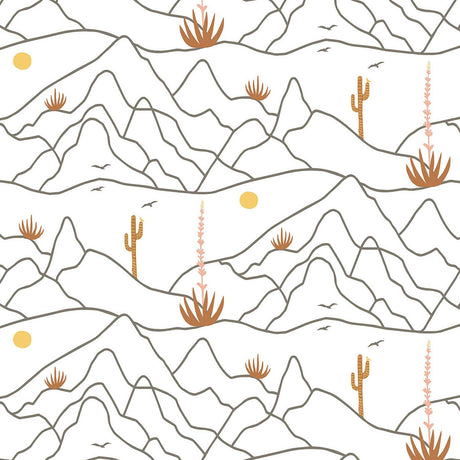 Elana Gabrielle DESERT AFTERNOON PAPAYA Wallpaper