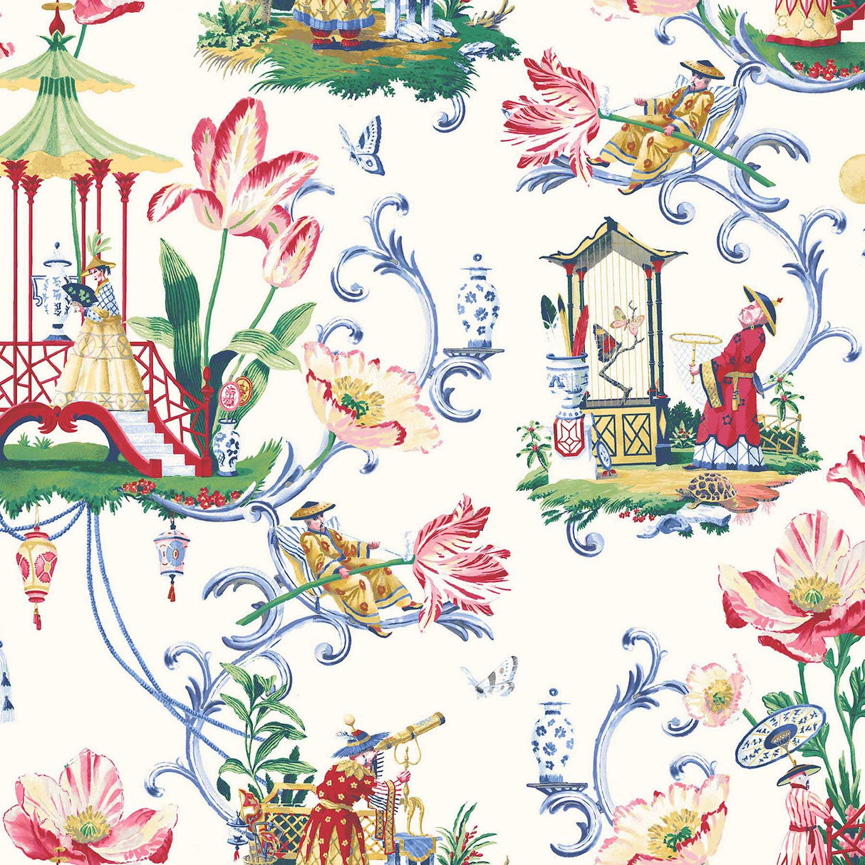 Harrison Howard EAST OF THE MOON PORCELAIN Wallpaper