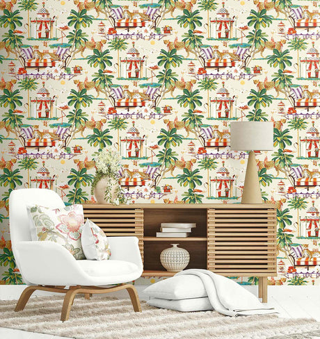 Harrison Howard NIGHT IN INDIA HIGH NOON Wallpaper