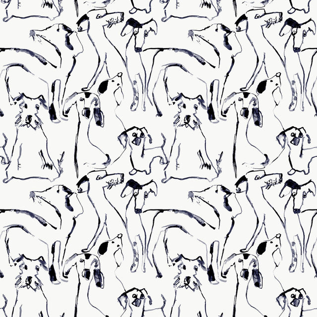 Surface Style DOG DOODLE INK Wallpaper
