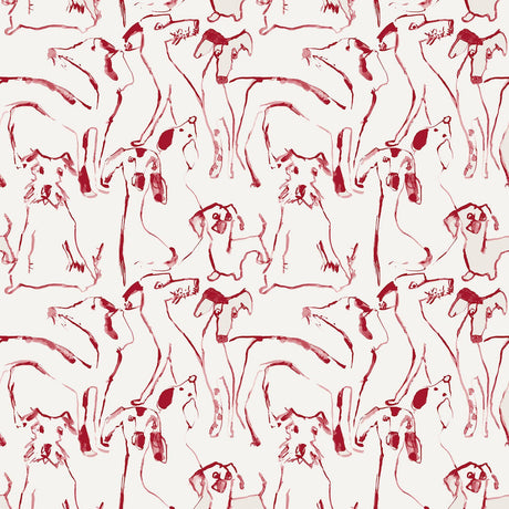 Surface Style DOG DOODLE LIPSTICK Wallpaper