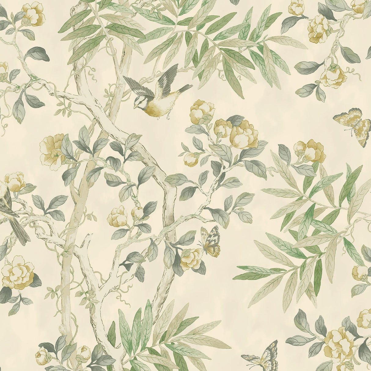 Surface Style KIMONO VINE PUTTY Wallpaper