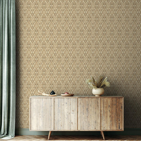 Tommy Bahama RATTAN LATTICE HEMP Wallpaper