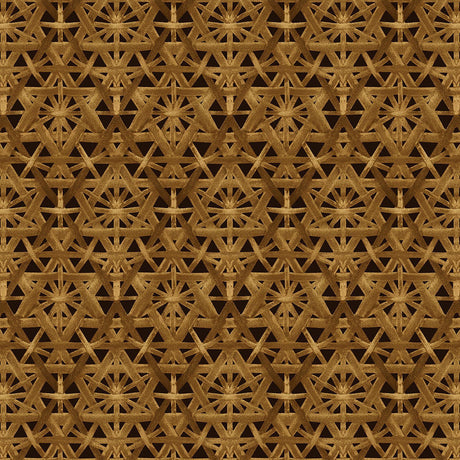 Tommy Bahama RATTAN LATTICE PECAN Wallpaper