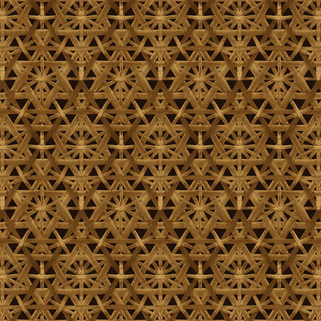 Tommy Bahama RATTAN LATTICE PECAN Wallpaper