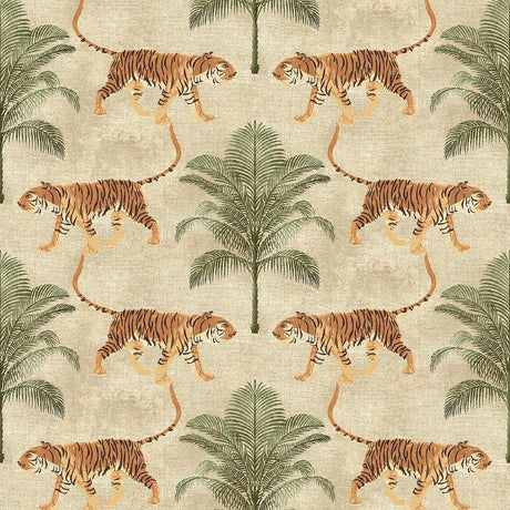 Tommy Bahama TIGER AND TREE HEMP Wallpaper