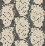 Surface Style BEAU VISAGE GRAPHITE Wallpaper