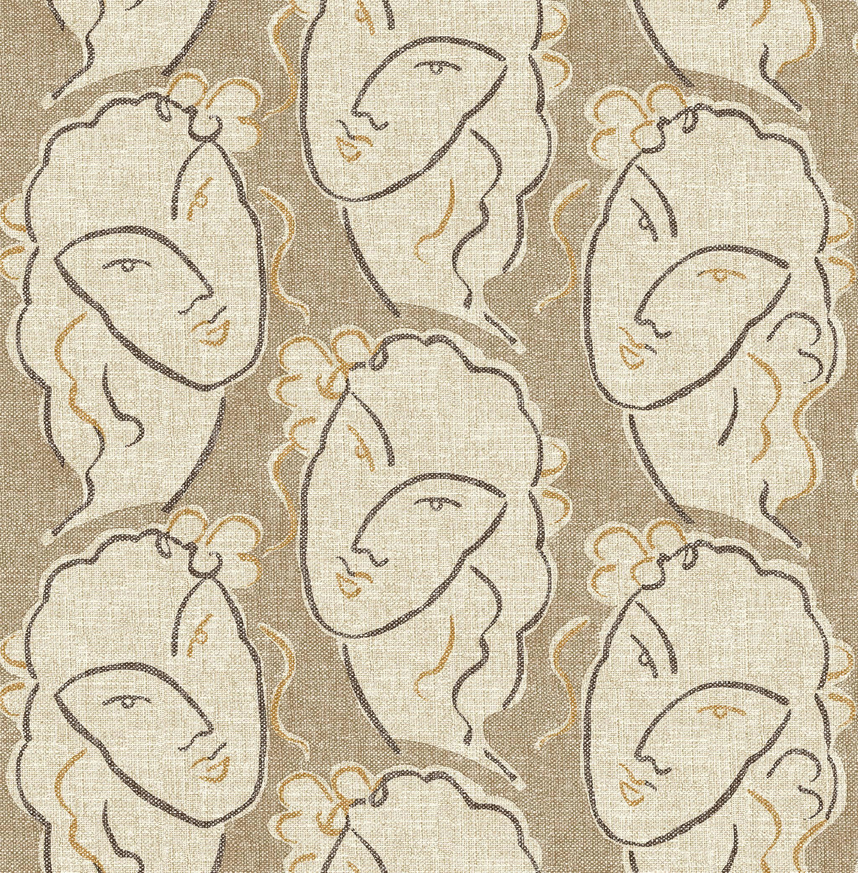 Surface Style BEAU VISAGE LINEN Wallpaper