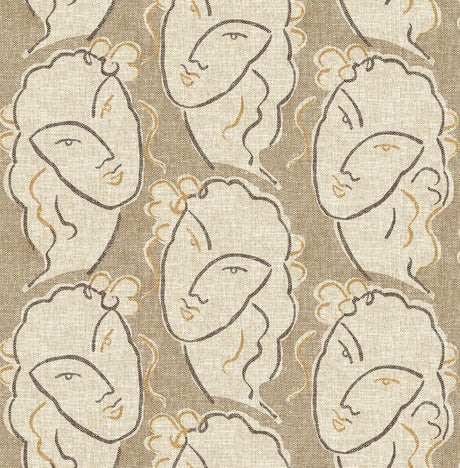 Surface Style BEAU VISAGE LINEN Wallpaper