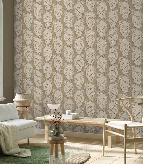 Surface Style BEAU VISAGE LINEN Wallpaper