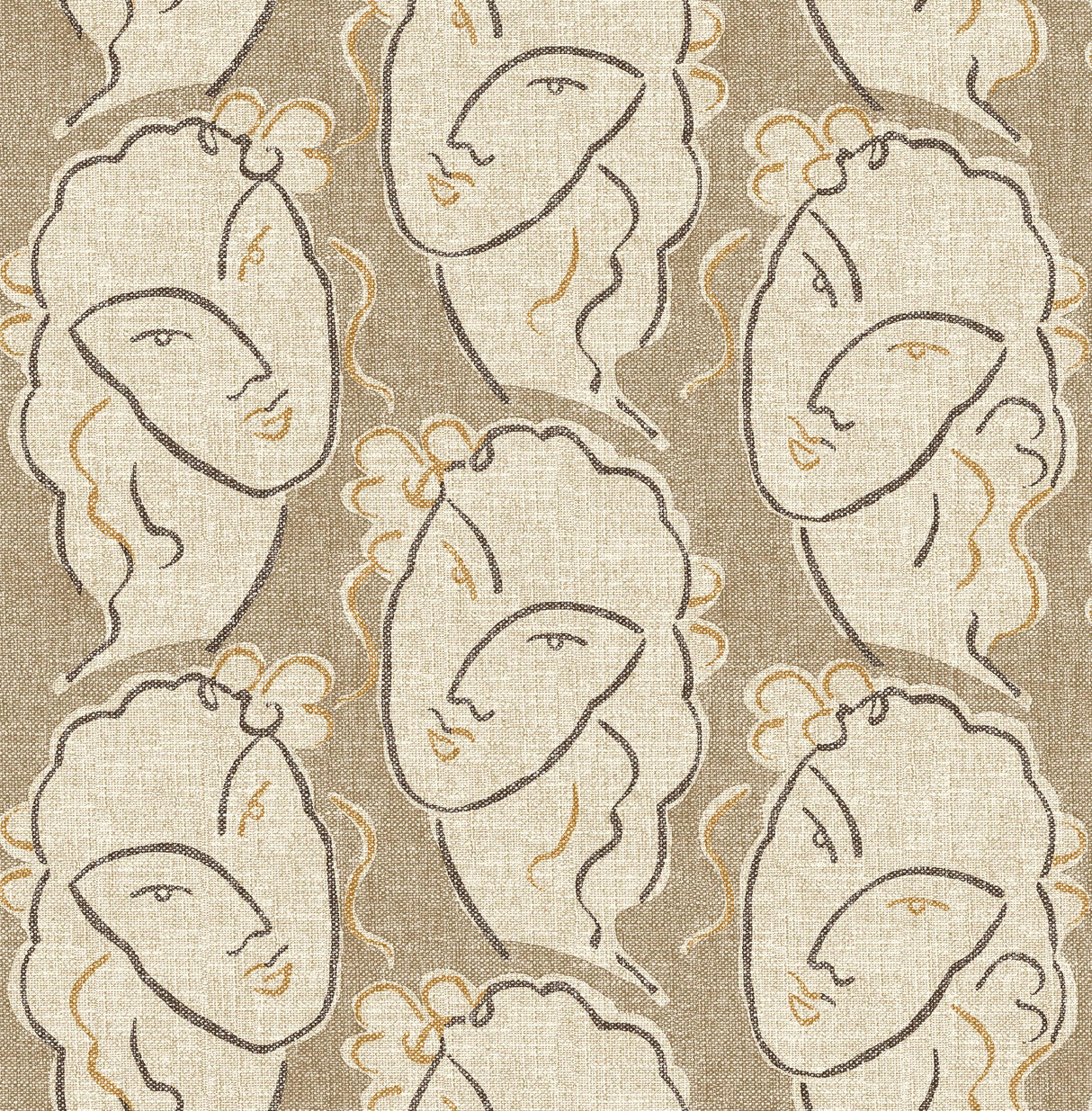 Surface Style BEAU VISAGE LINEN Wallpaper