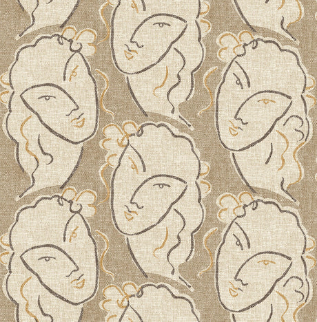 Surface Style BEAU VISAGE LINEN Wallpaper