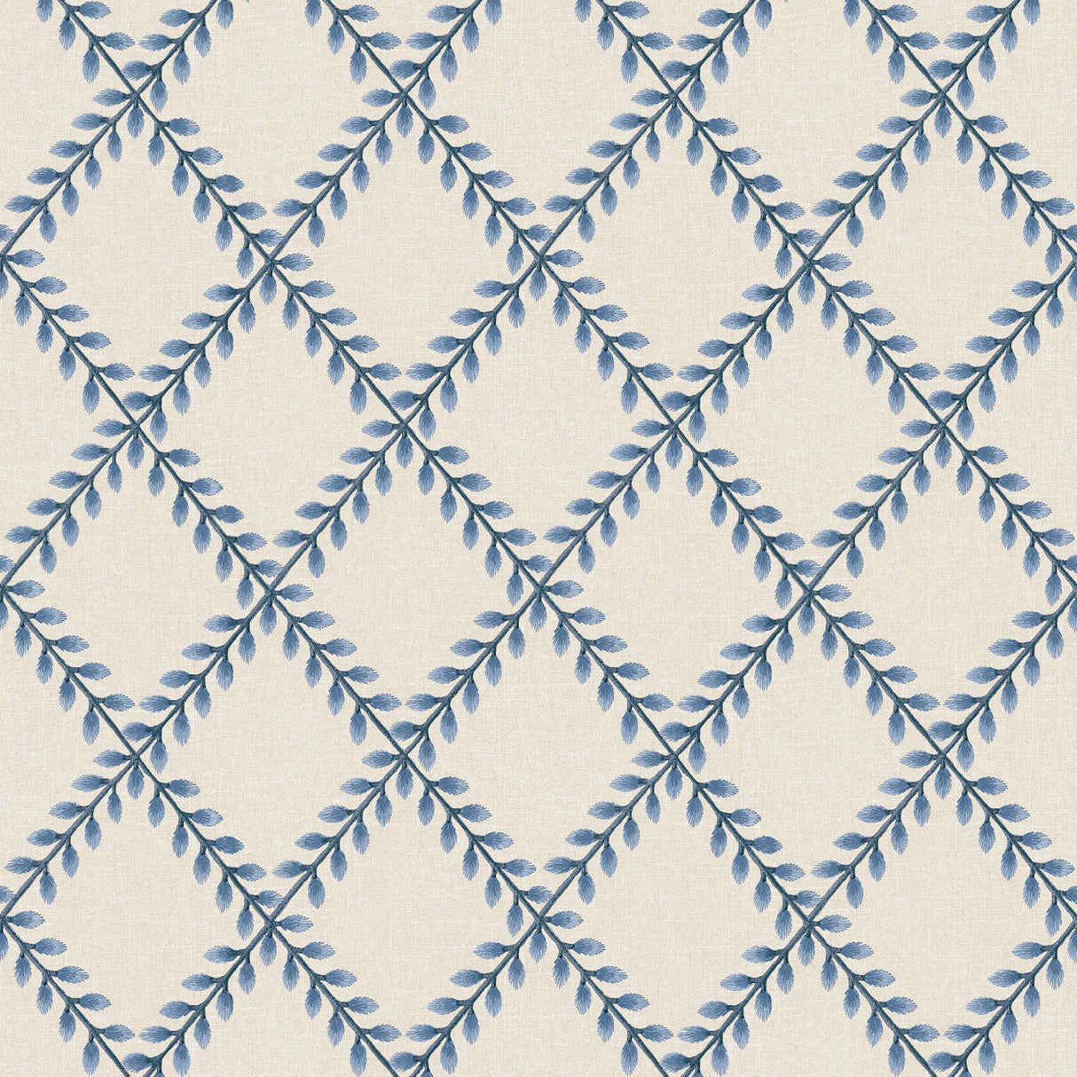 Surface Style CLOVER LANE PORCELAIN BLUE Wallpaper