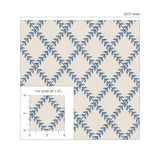 Surface Style CLOVER LANE PORCELAIN BLUE Wallpaper