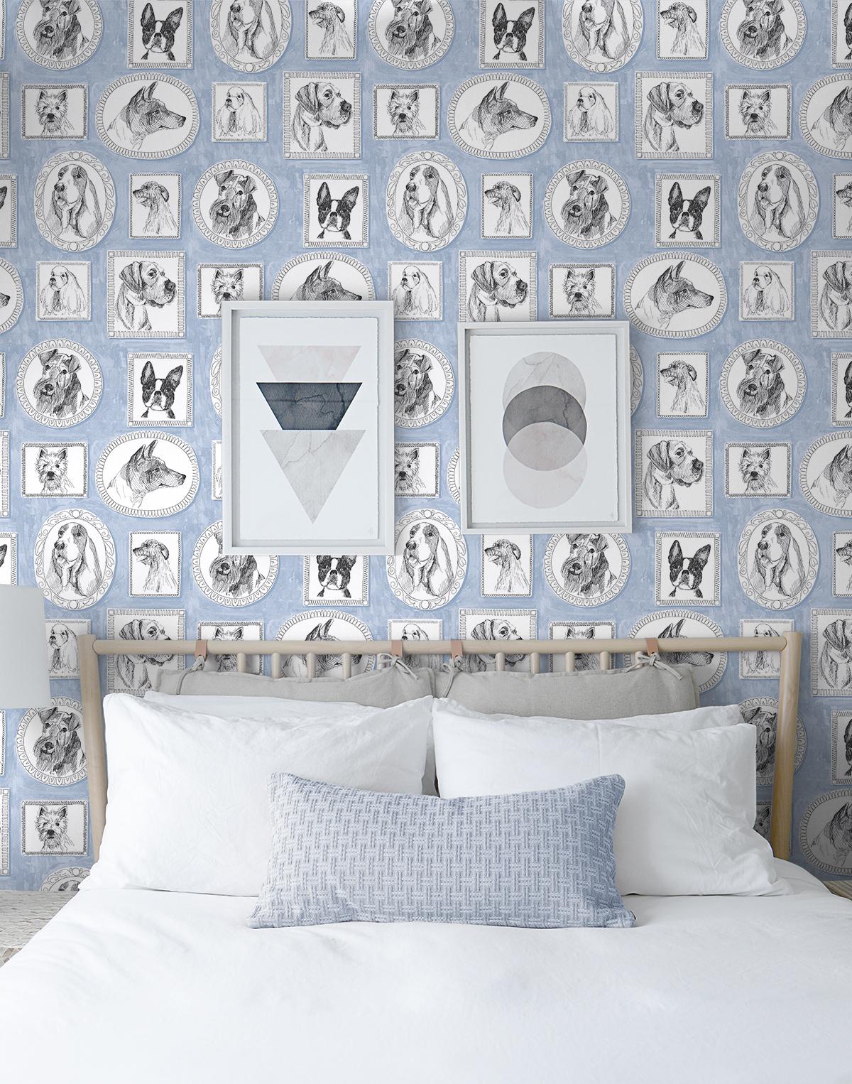 Surface Style PUP PORTRAITS CELESTIAL Wallpaper