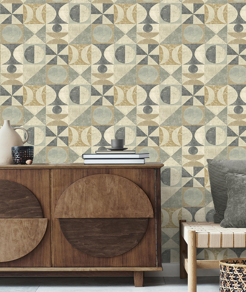 Surface Style TAKE FORM PEWTER Wallpaper