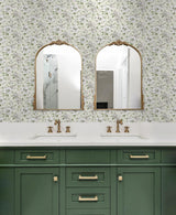 Surface Style WHISPERY FLORAL CELADON Wallpaper