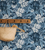 Tommy Bahama DARWIN FLORA MIDNIGHT BLUE Wallpaper