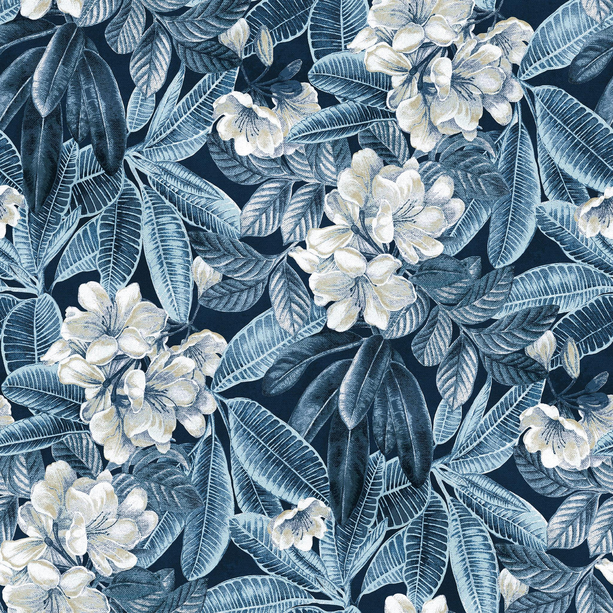 Tommy Bahama DARWIN FLORA MIDNIGHT BLUE Wallpaper