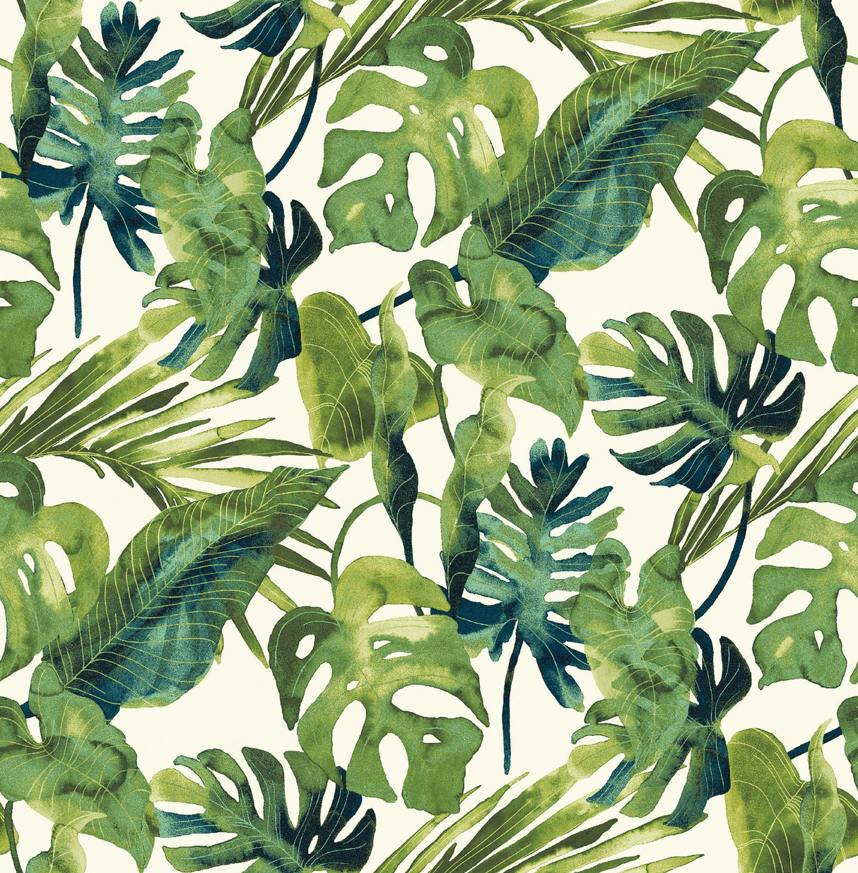 Tommy Bahama FALLING FRONDS ALOE Wallpaper